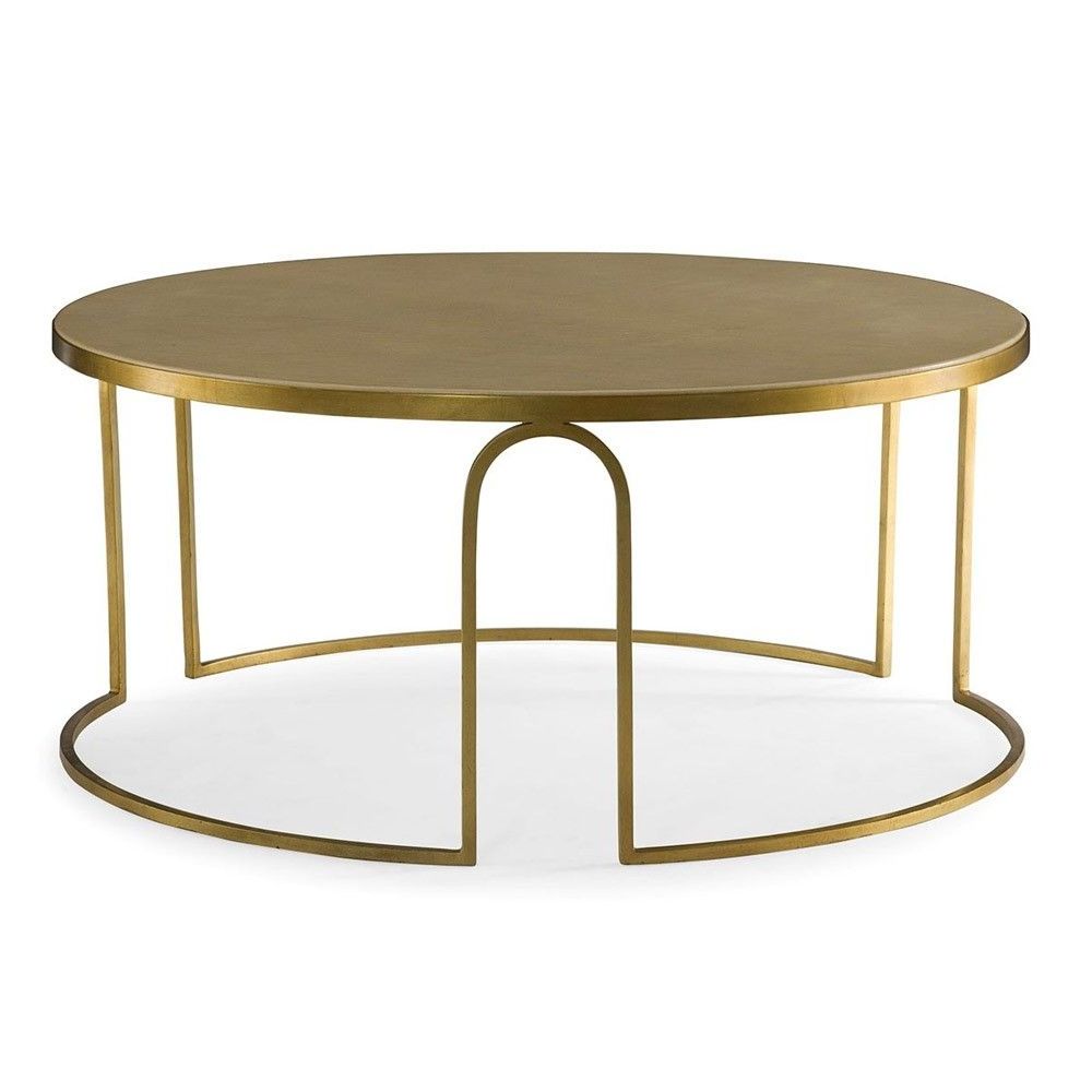 Cream And Gold Coffee Tables Throughout Most Popular Andrew+martin+caspian+coffee+table+ +round+art+deco+coffee+table+with (View 2 of 10)