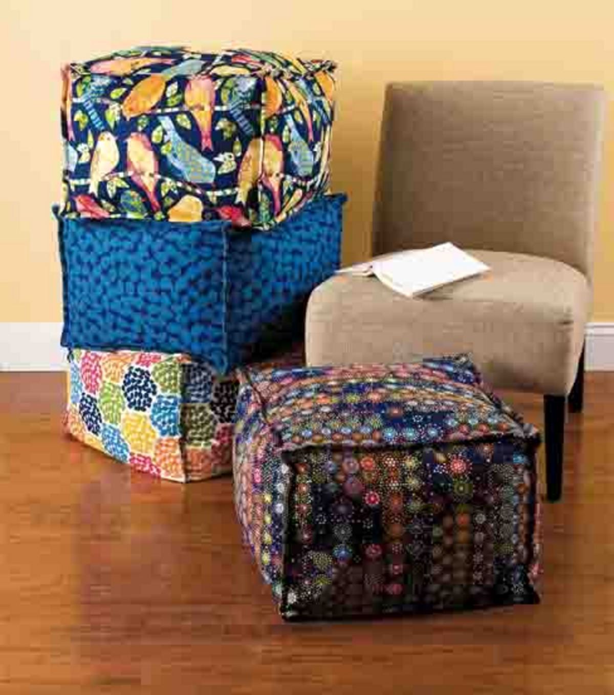 Create Your Own Floor Cushion With Fabric From (View 5 of 11)