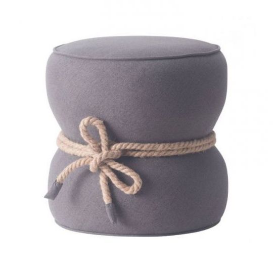 Design Row – Tie The Knot Pouf Laguna Collection (View 3 of 10)