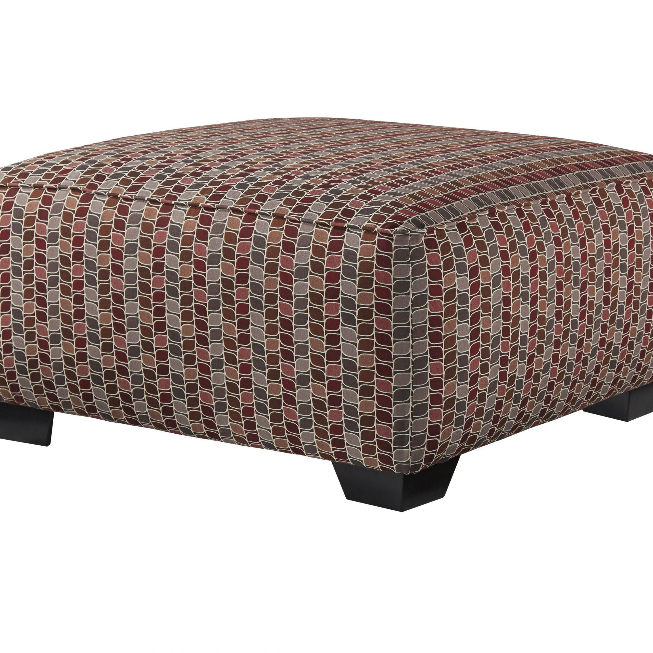 Doralin Contemporary Steel Fabric Oversized Accent Ottoman (View 3 of 11)