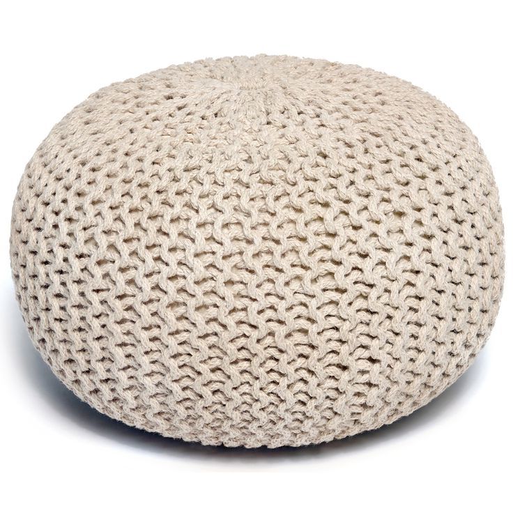 Etriggerz For Wall Decor, Accents And Within Preferred White Jute Pouf Ottomans (View 9 of 10)