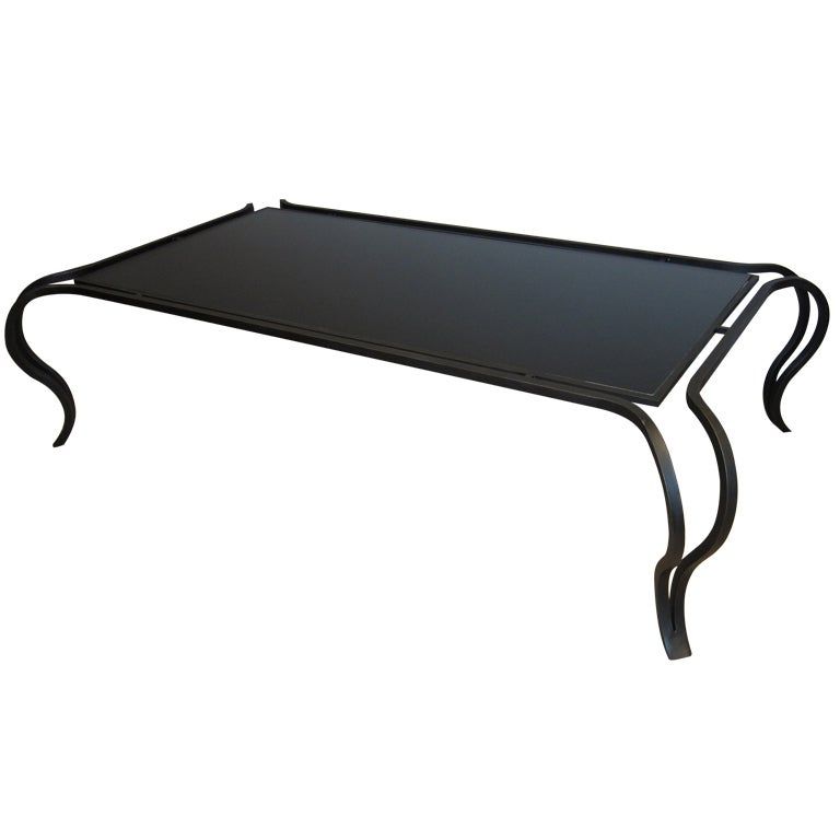 Famous Aged Black Iron Coffee Tables With Regard To 1940's Black Iron Coffee Table (View 6 of 10)