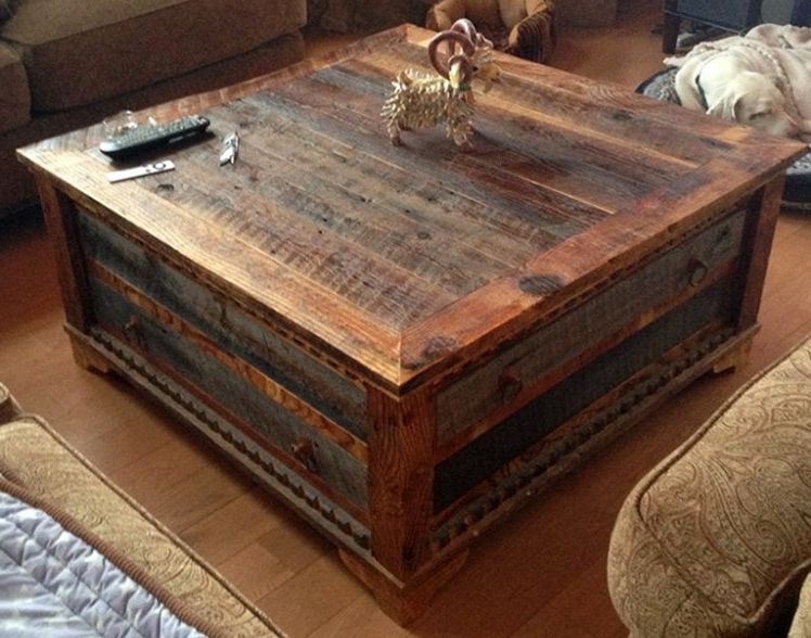 Famous Espresso Wood Trunk Cocktail Tables With Regard To Reclaimed Wood Coffee Table Design Images Photos Pictures (View 7 of 10)
