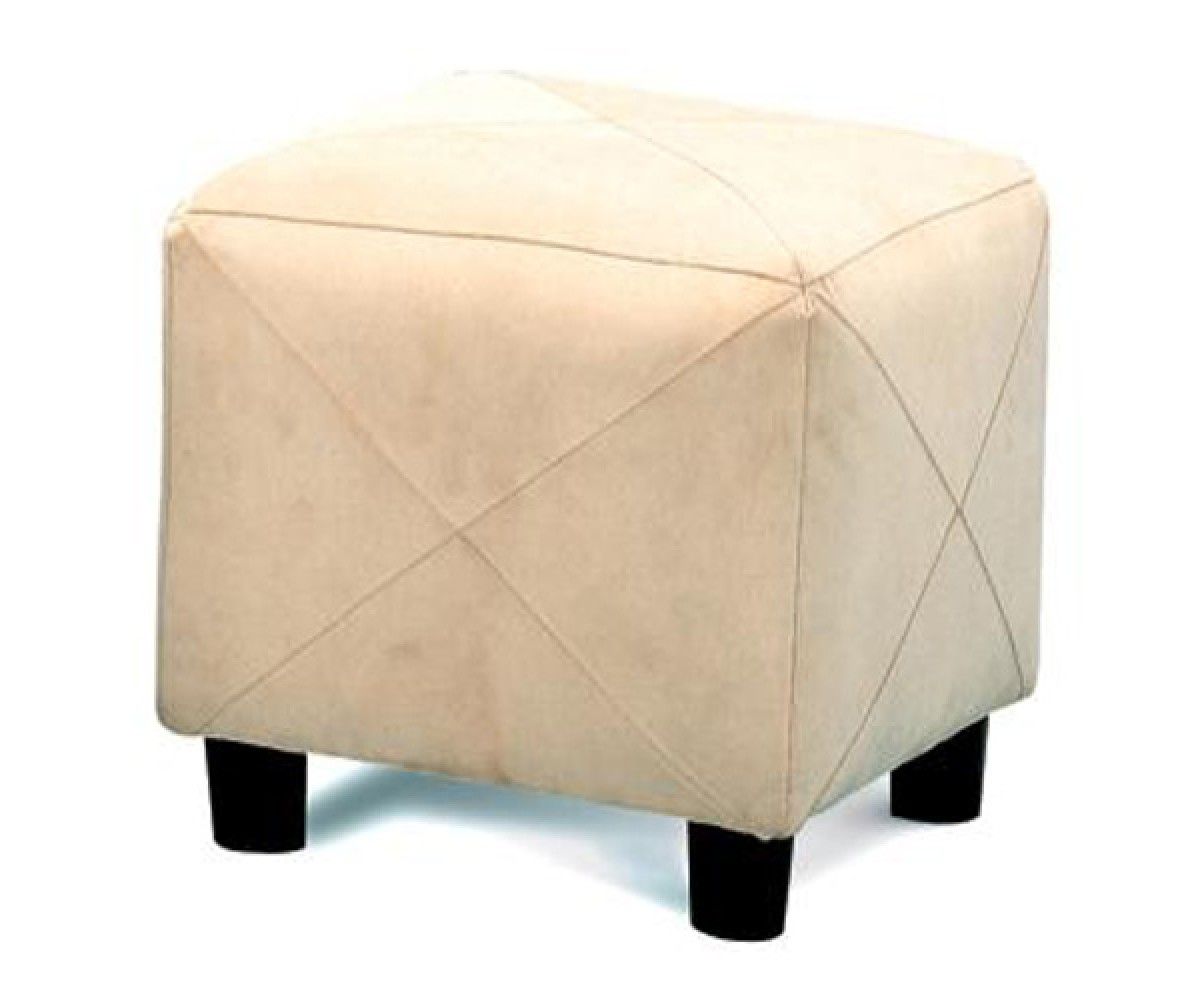 Favorite Beige Solid Cuboid Pouf Ottomans Regarding Deluxecomfort Cube Ottoman – Beige Leather Ottoman – Ottoman (View 7 of 10)