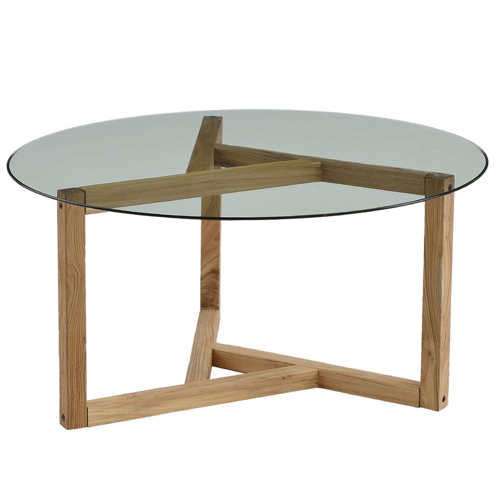 Favorite Modern Cocktail Tables Intended For Modern Design Round Glass Coffee Table Living Room Table Tempered Glass (View 10 of 10)