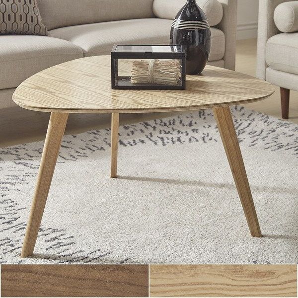Favorite Shop Carson Carrington Sabro Mid Century Triangular Wood Coffee Table With Triangular Coffee Tables (View 8 of 10)