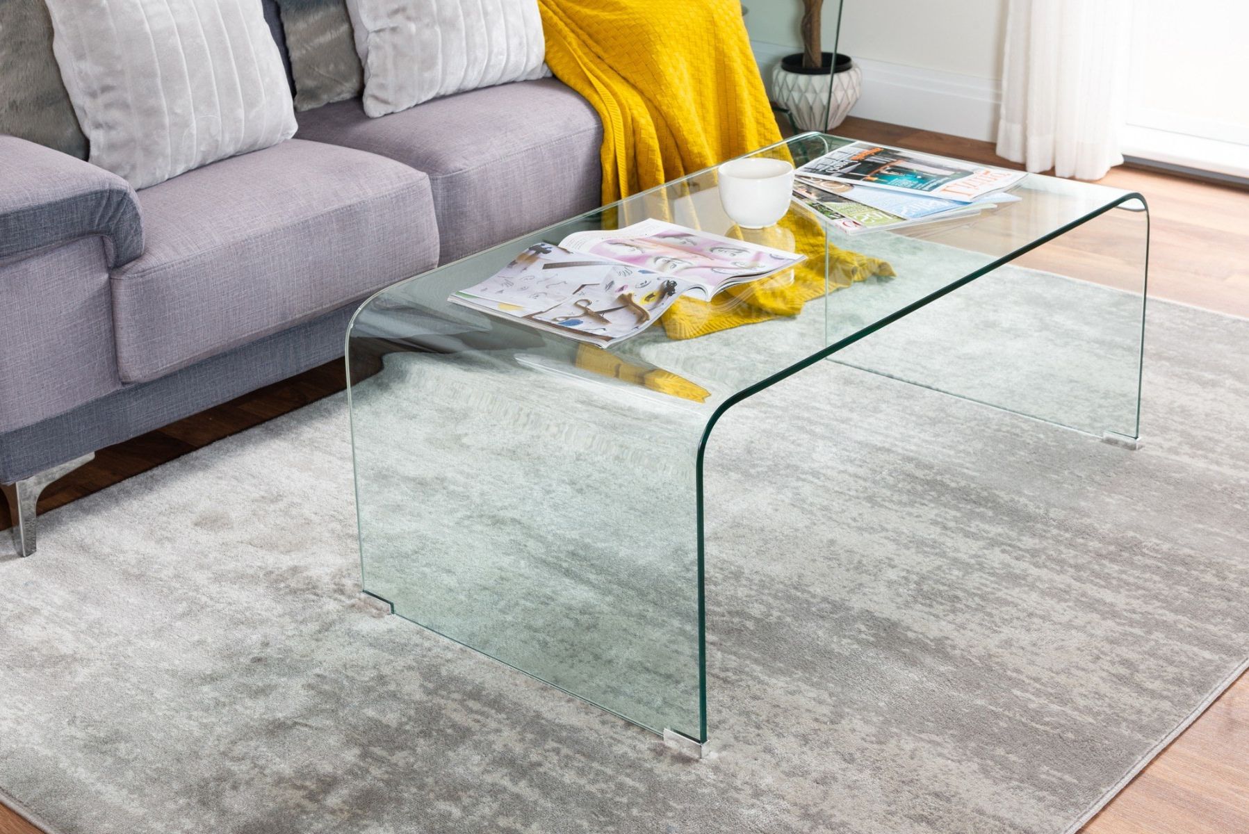 Furniturebox Pertaining To Geometric Glass Modern Coffee Tables (View 10 of 10)