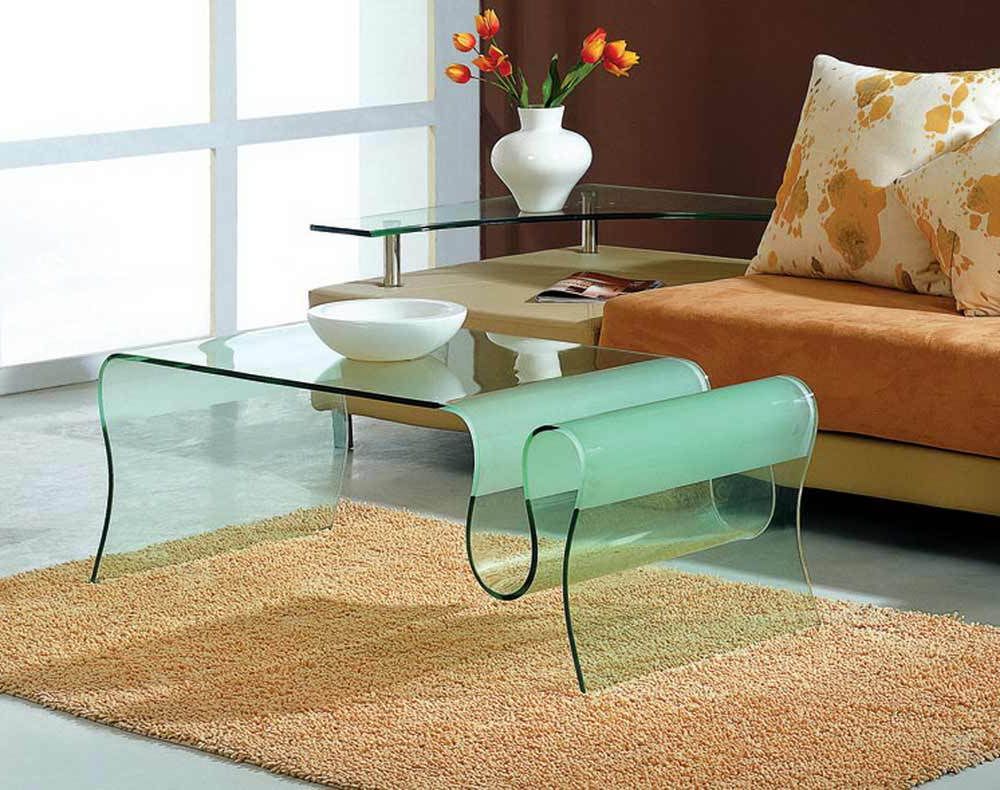 Geometric Glass Modern Coffee Tables Regarding Most Current Modern Glass Coffee Table Design Images Photos Pictures (View 5 of 10)