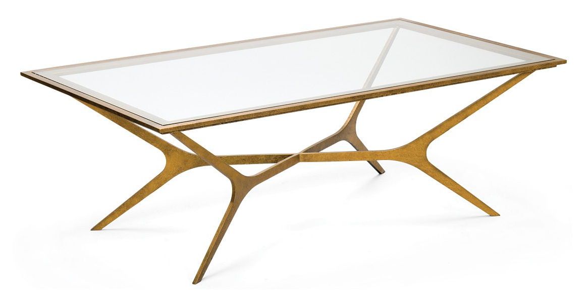 Glass Top Coffee Table, Gold Coffee Table, Metal Coffee Regarding Most Popular Glass And Gold Coffee Tables (View 8 of 10)