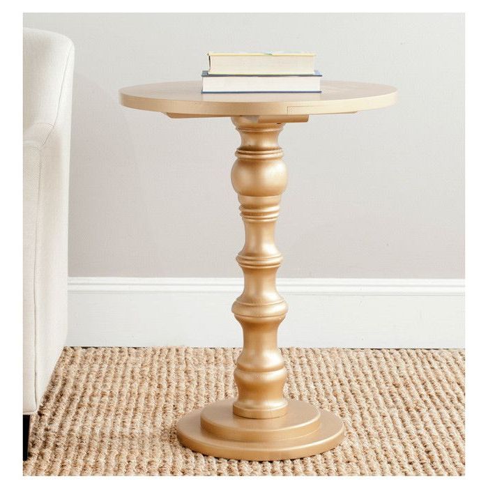 Gold End Table, Table, End Tables Within Best And Newest Gold And Mirror Modern Cube End Tables (View 8 of 10)