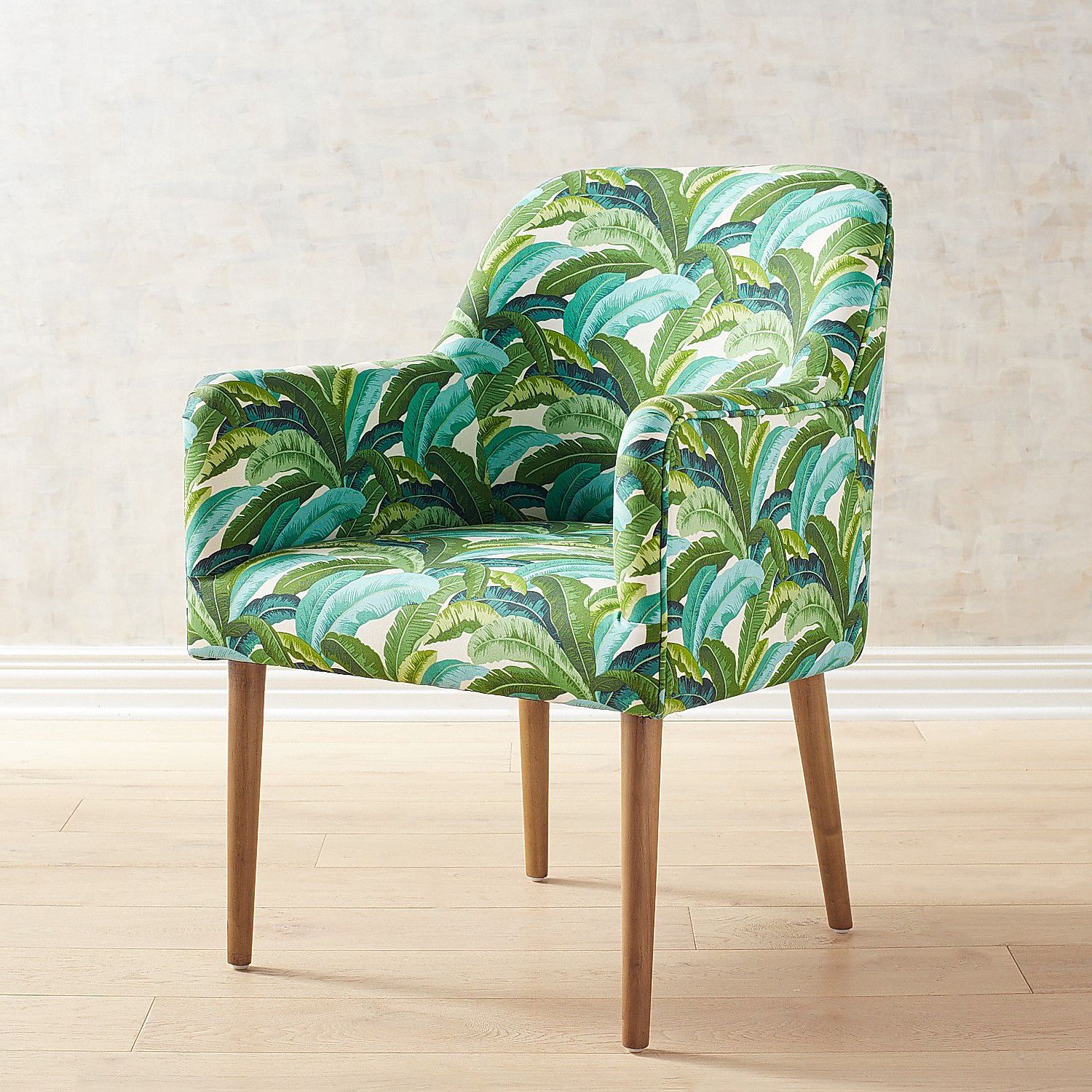 Gray And Natural Banana Leaf Accent Stools Pertaining To Latest Markus Banana Leaves Armchair (View 6 of 10)