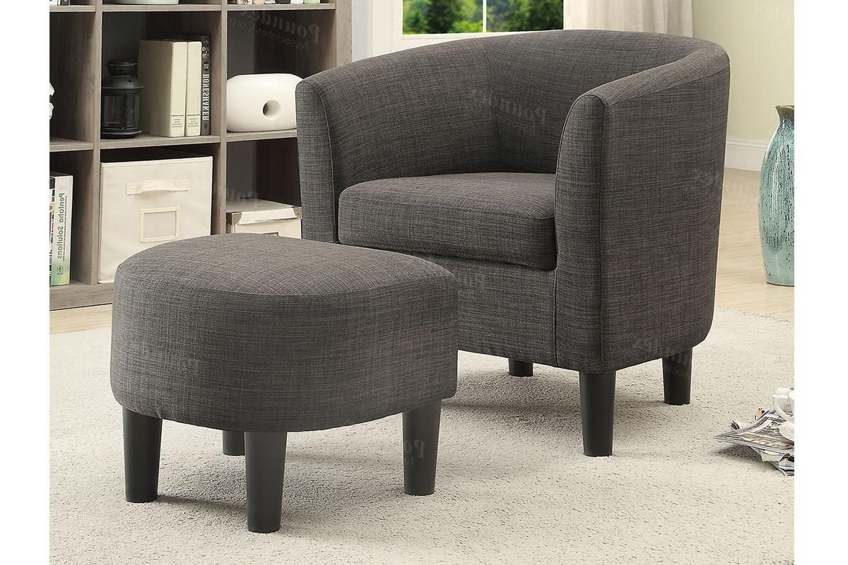 Grey Fabric Accent Chair – Steal A Sofa Furniture Outlet Los Angeles Ca For Well Known Gray Chenille Fabric Accent Stools (View 9 of 10)