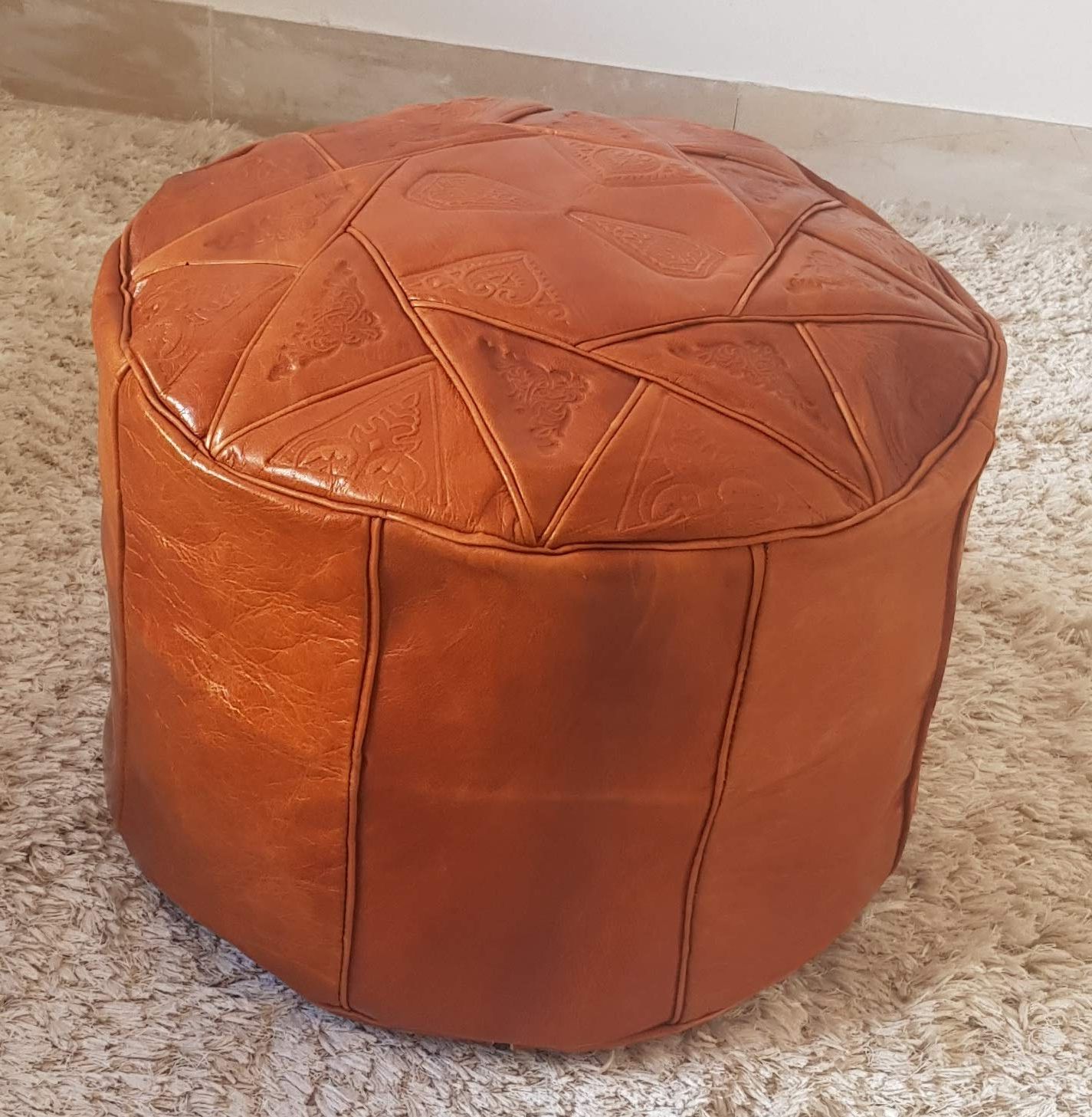 Handmadology With Regard To Trendy Brown Moroccan Inspired Pouf Ottomans (View 8 of 10)