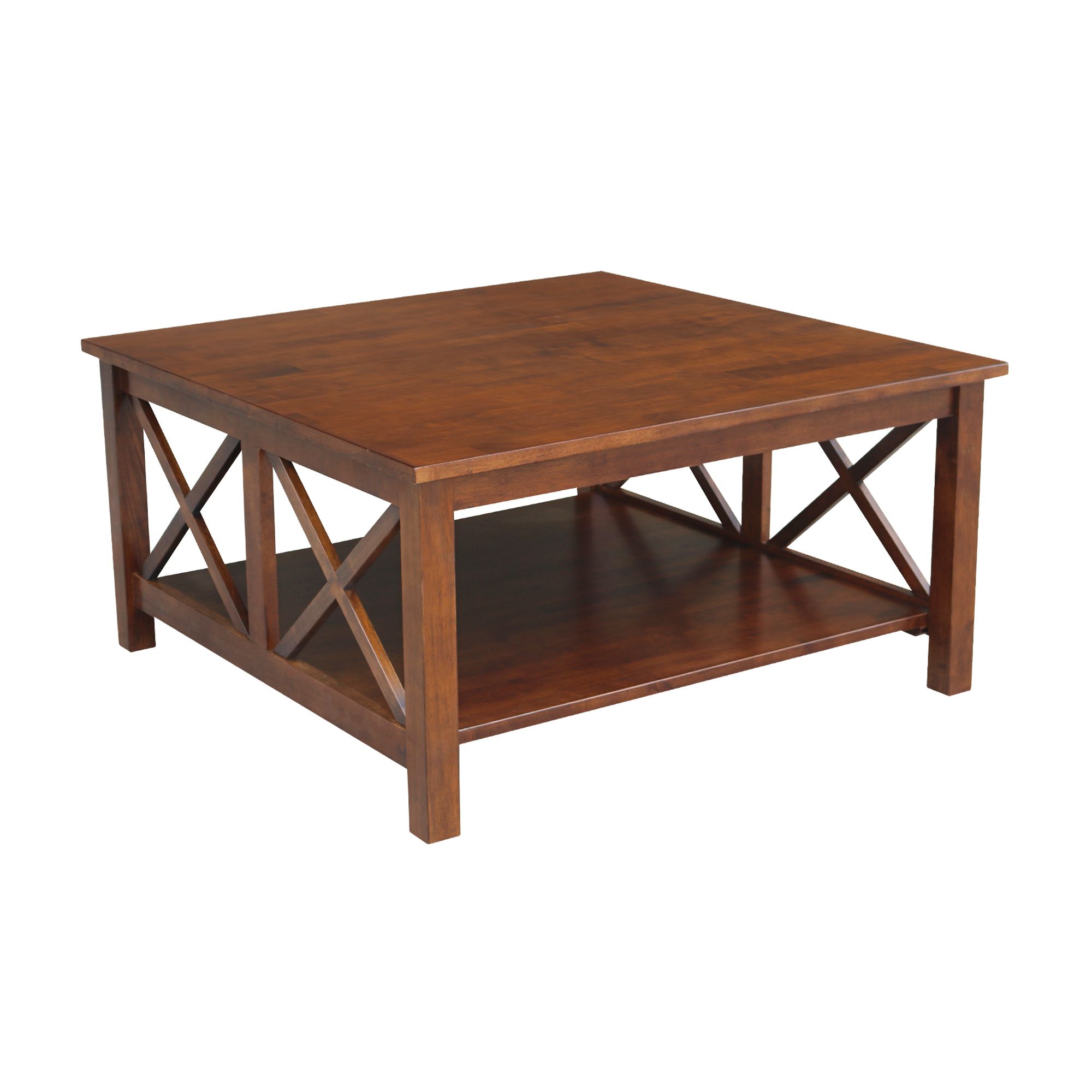 International Concepts Hampton Square Coffee Table – Walmart Throughout Famous Square Coffee Tables (View 10 of 10)