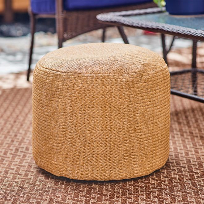 Jute Pouf Canada – Pic Home With Preferred White Jute Pouf Ottomans (View 10 of 10)
