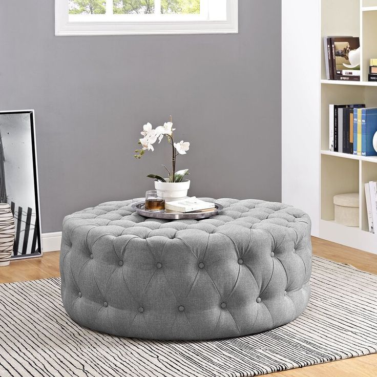Kenedy Tufted Cocktail Ottoman & Reviews (View 6 of 10)