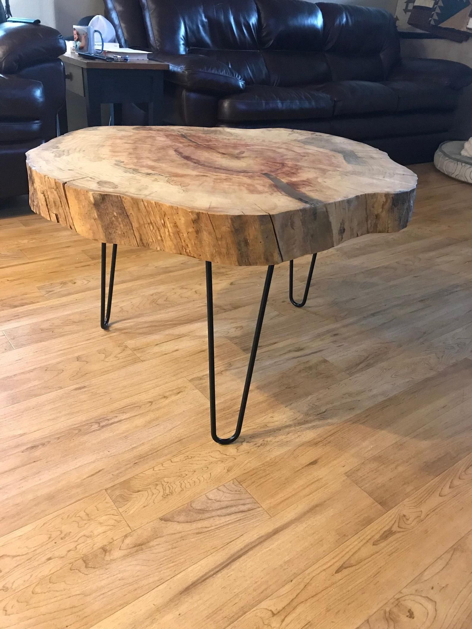 Live Edge Coffee Table For Latest Yellow And Black Coffee Tables (View 8 of 10)