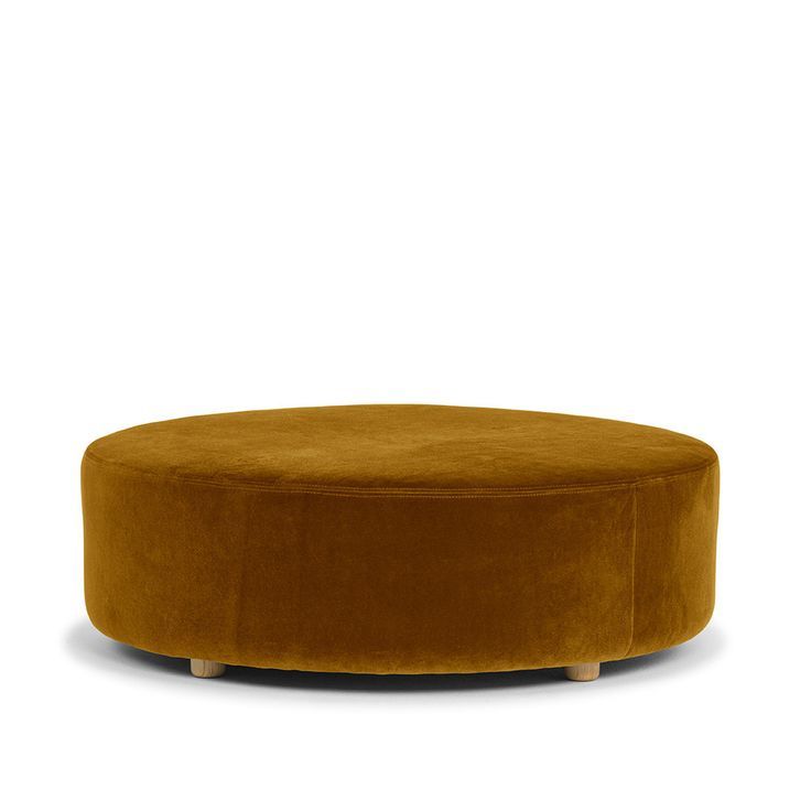 Most Current Mustard Drum Ottoman (View 6 of 10)