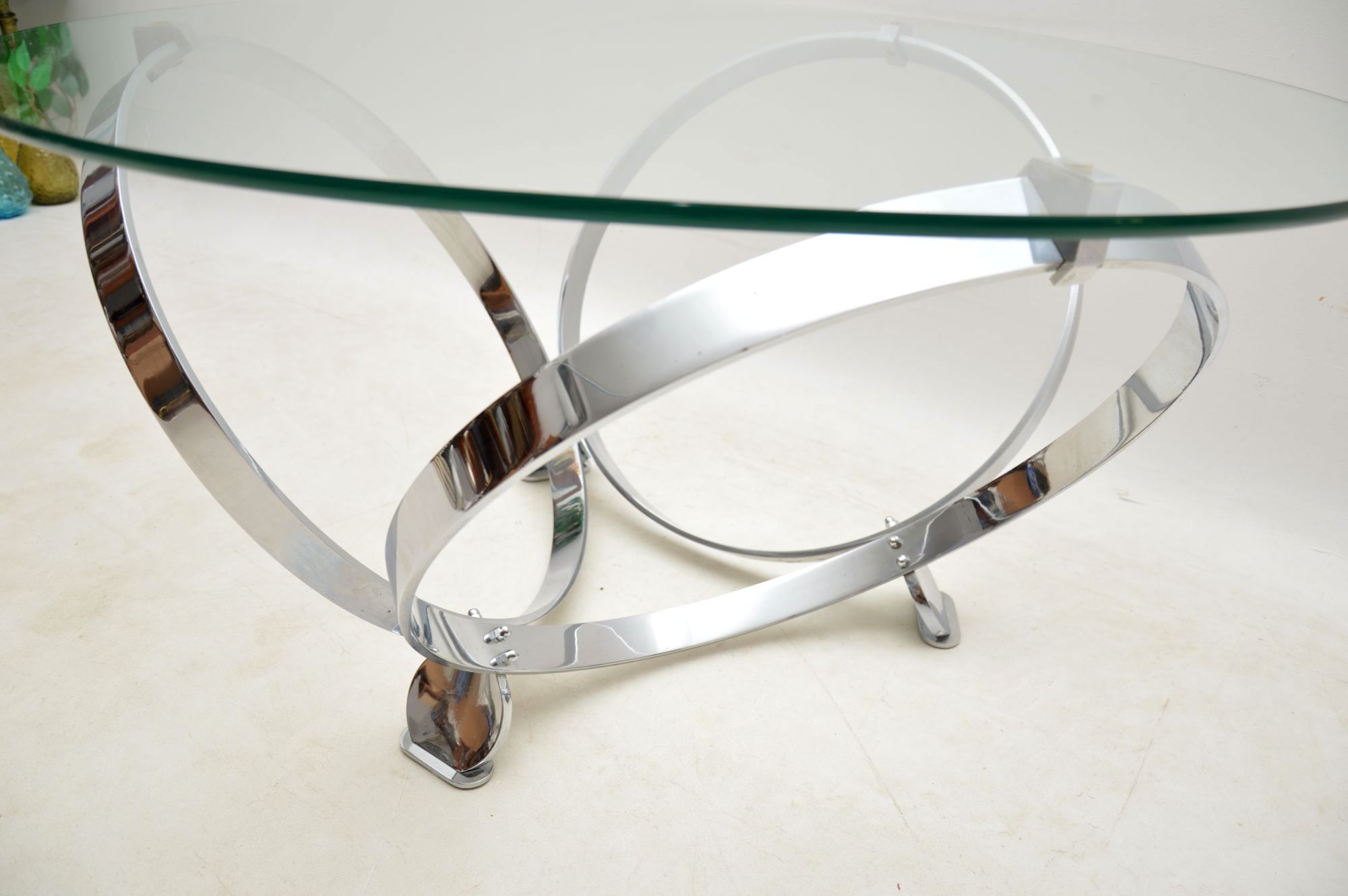 Most Recent Chrome Coffee Tables Throughout 1970's Chrome & Glass Coffee Tableknut Hesterberg – Retrospective (View 8 of 10)