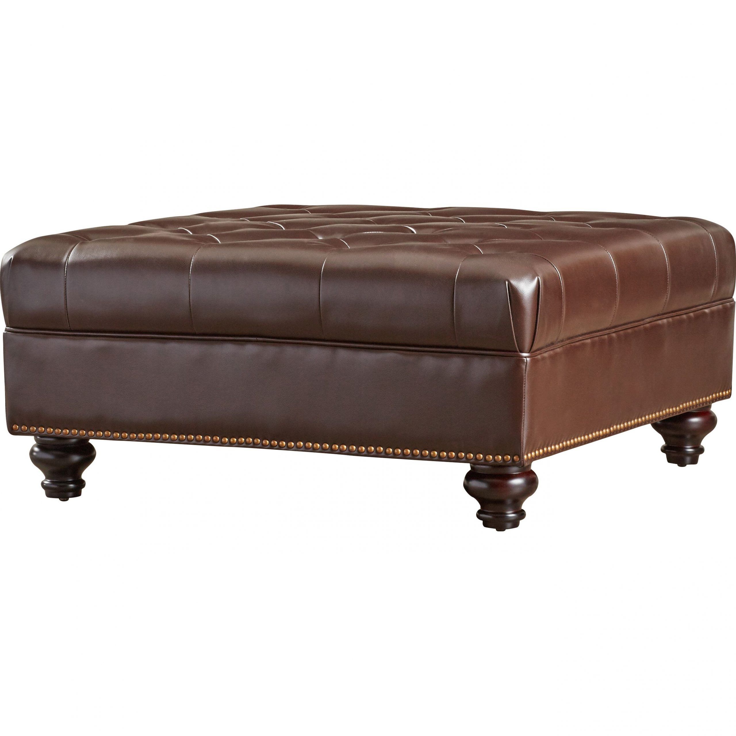 Most Recent Darby Home Co® Connelly Leather Cocktail Ottoman (View 7 of 10)