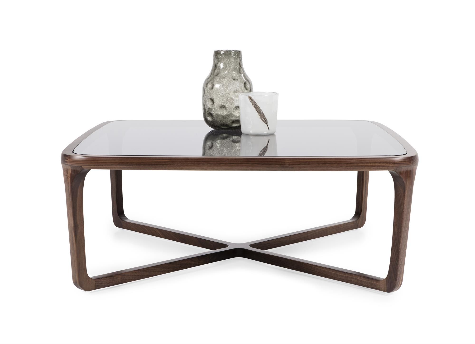 Most Recent Grey Glass Wooden Square Coffee Table – Filo Furniture Inside Smoke Gray Wood Square Coffee Tables (View 7 of 10)