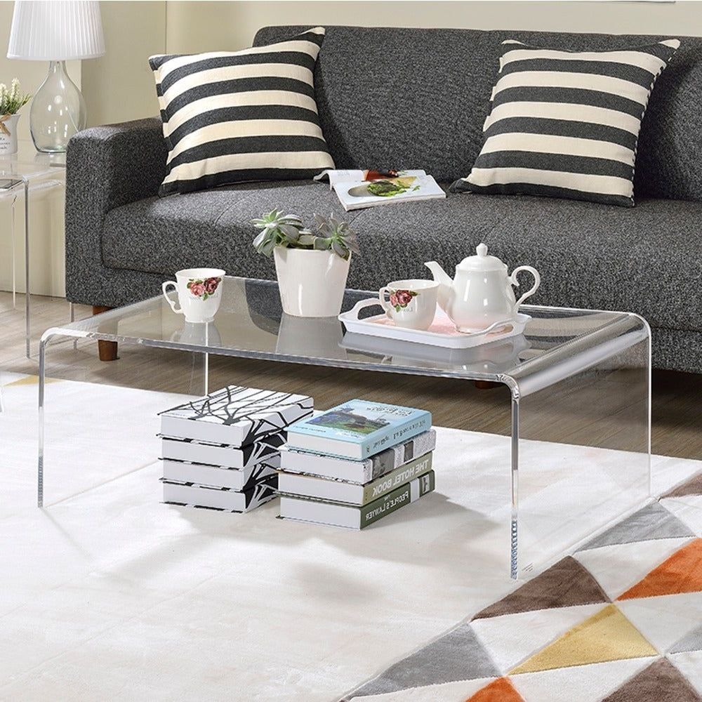Most Recently Released Acrylic Coffee Table Canada / Modern Clear Acrylic Coffee Table Inside Acrylic Modern Coffee Tables (View 1 of 10)