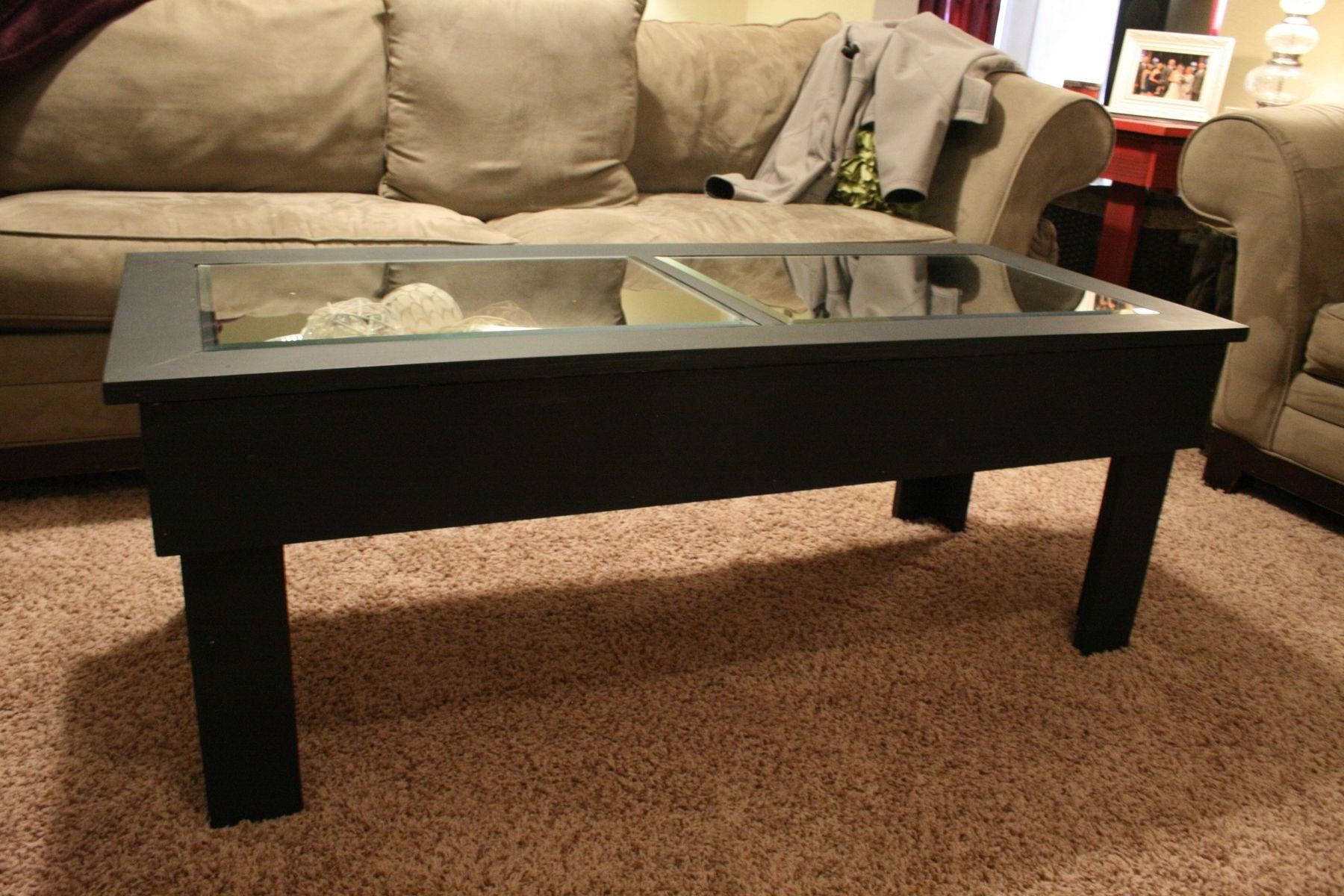 Most Recently Released Espresso Wood And Glass Top Coffee Tables Regarding Handmade Coffee Tableclick's Custom Woodwork (View 10 of 10)