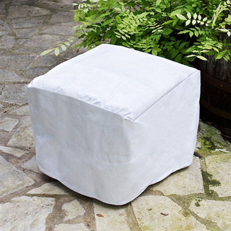 Most Recently Released White Wool Square Pouf Ottomans In Koverroos Supraroos White Square Ottoman / Small Table Cover –  (View 1 of 10)