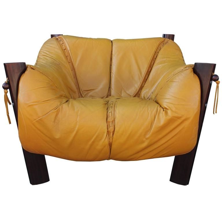 Most Up To Date Mustard Yellow Modern Ottomans Throughout Percival Lafer Brazilian Mustard Yellow Lounge Chair With Ottoman At (View 9 of 10)