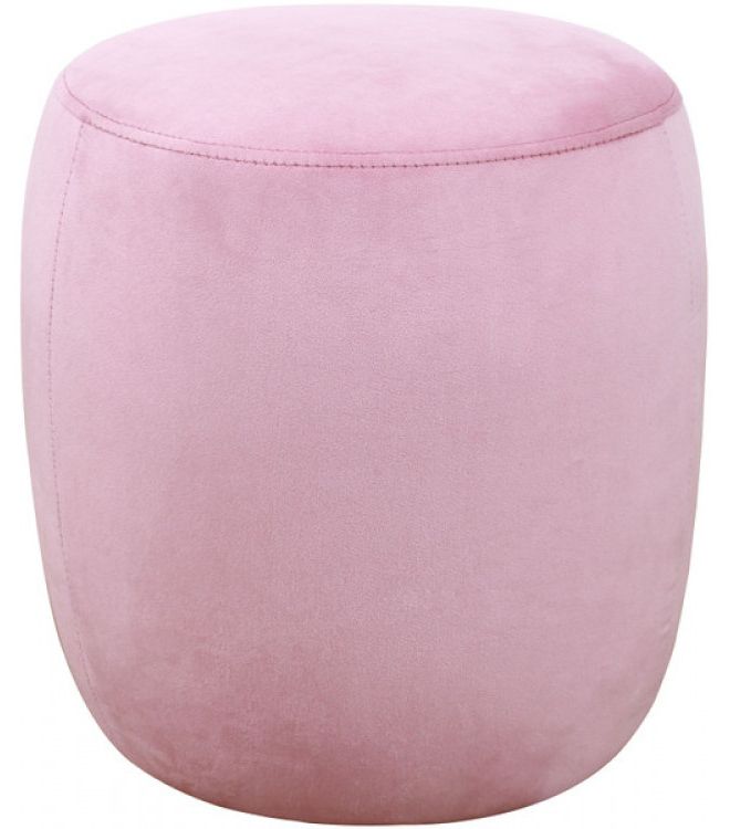 Most Up To Date Round Blush Pink Velvet Ottoman Footstool With Regard To Textured Blush Round Pouf Ottomans (View 1 of 10)