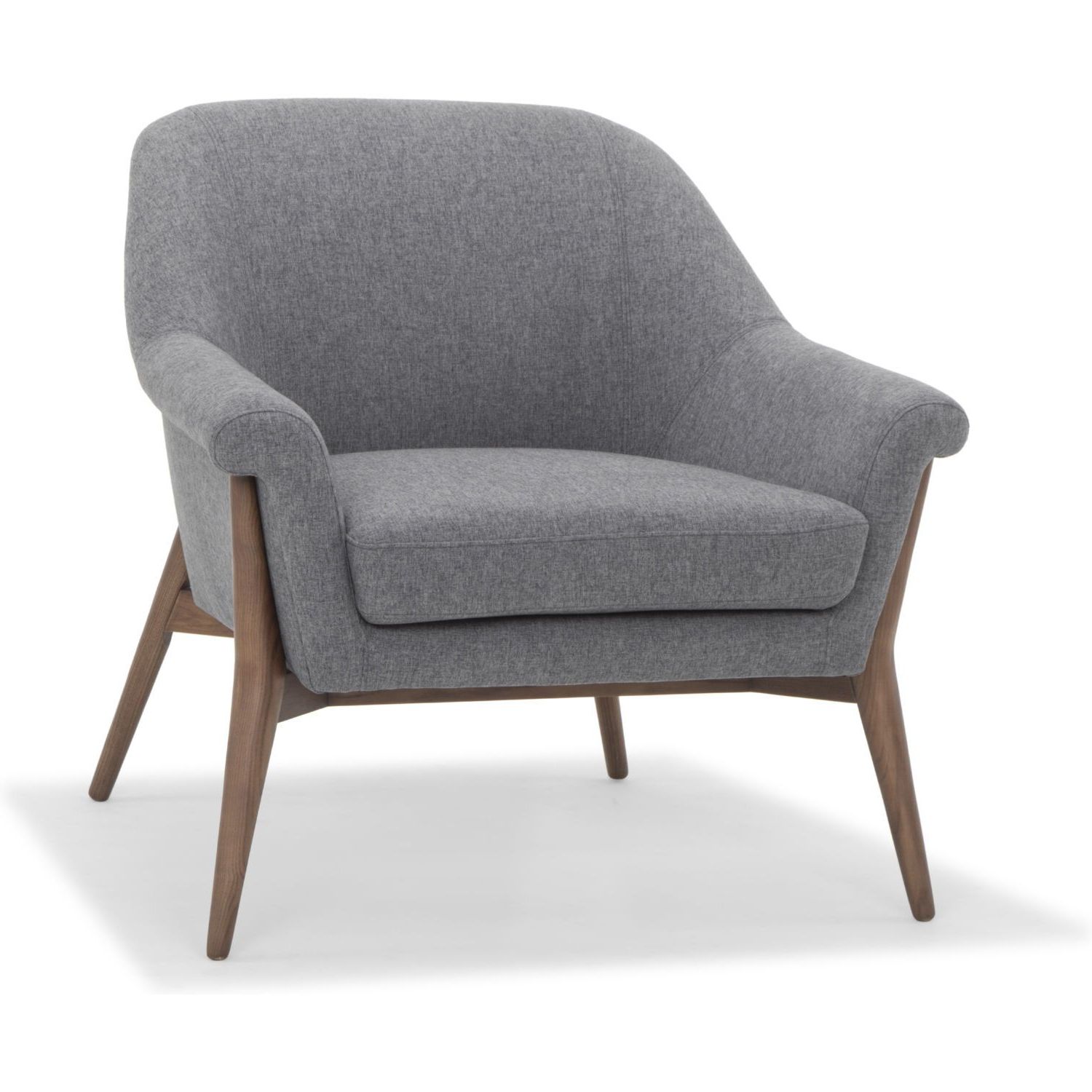 Nuevo Modern Furniture Hgsc253 Charlize Accent Chair Shale Grey Fabric With Most Recently Released Smoke Gray Wood Accent Stools (View 8 of 10)