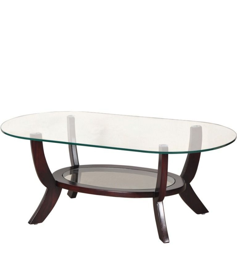 Oval Glass Coffee Table With Glass And Gold Oval Coffee Tables (View 4 of 10)