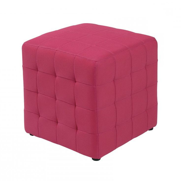 Pink Fabric Banded Ottomans With Popular American Furniture Warehouse — Virtual Store — Detour Pink Fabric Cu (View 6 of 10)