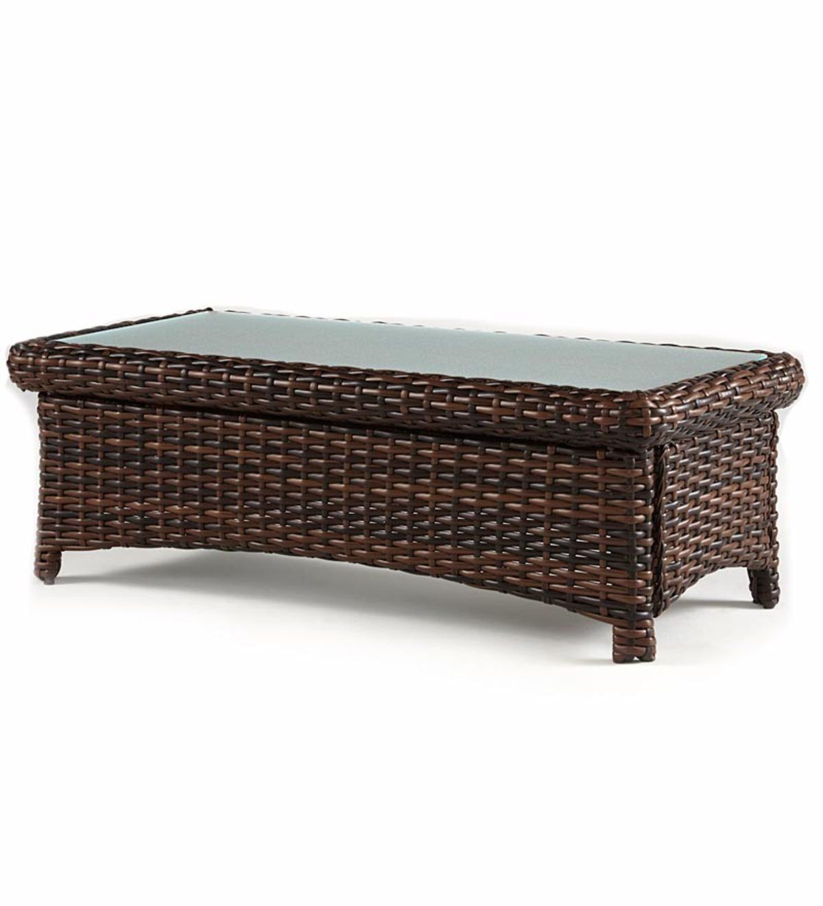 Plowhearth Throughout Wicker Coffee Tables (View 6 of 10)