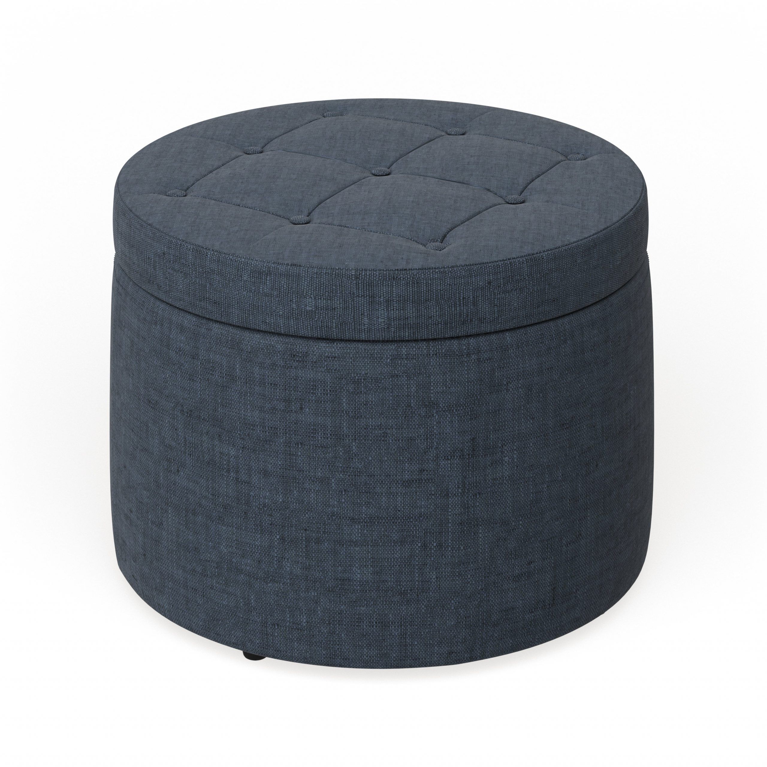 [%porch & Den Deslonde Round Shoe Storage Ottoman [18036358] – $38.99 Intended For Favorite Round Gray Faux Leather Ottomans With Pull Tab|round Gray Faux Leather Ottomans With Pull Tab Pertaining To Preferred Porch & Den Deslonde Round Shoe Storage Ottoman [18036358] – $38.99|latest Round Gray Faux Leather Ottomans With Pull Tab In Porch & Den Deslonde Round Shoe Storage Ottoman [18036358] – $38.99|most Popular Porch & Den Deslonde Round Shoe Storage Ottoman [18036358] – $ (View 4 of 10)