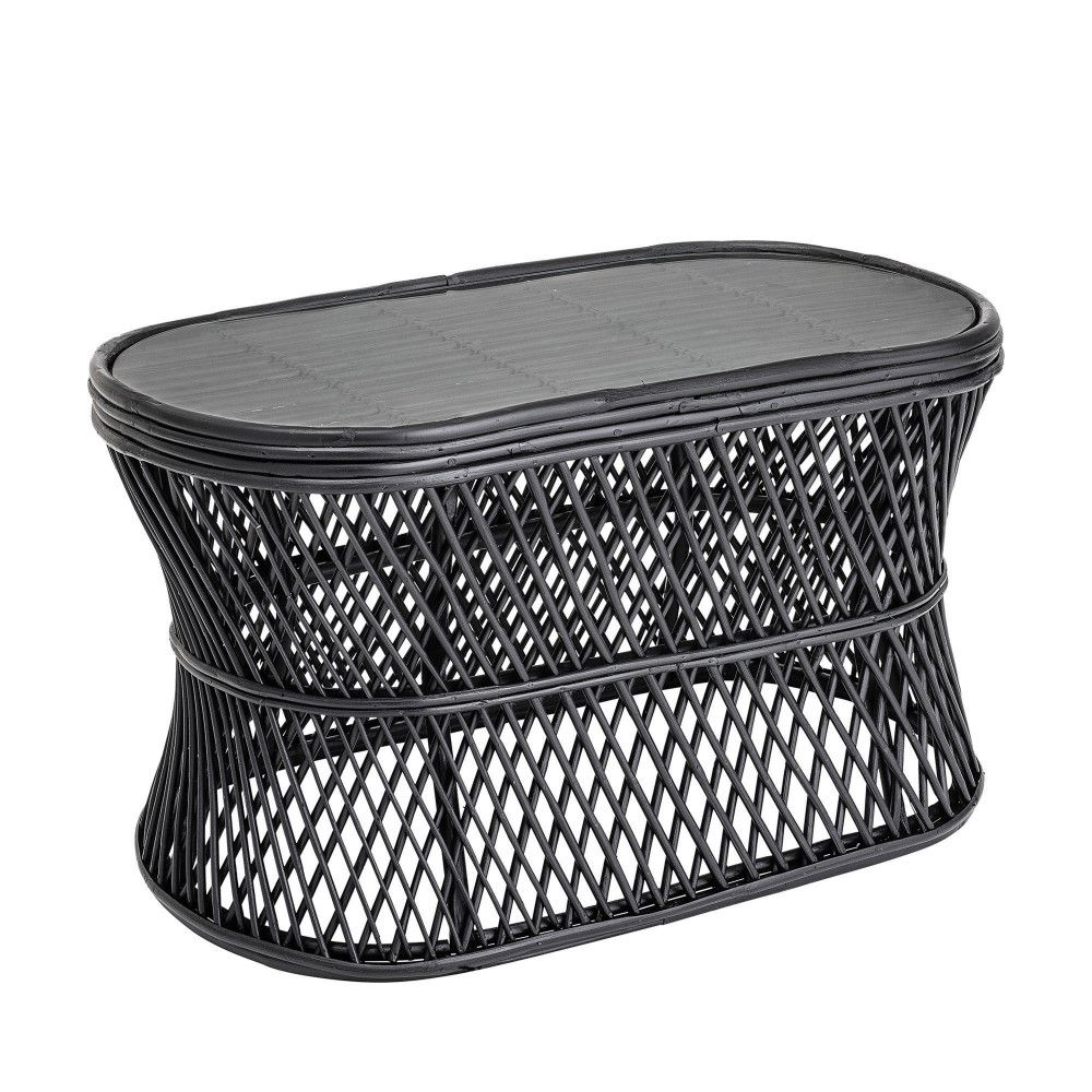 Preferred Black And Tan Rattan Coffee Tables Regarding Black Rattan Coffee Table – Relish Decor (View 3 of 10)