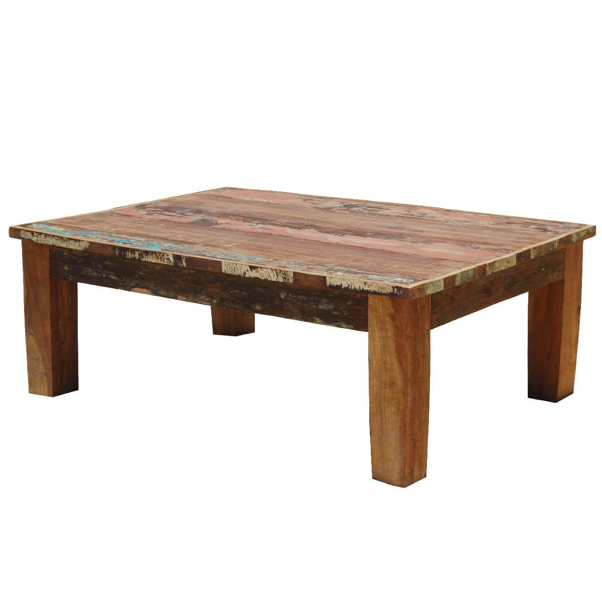 Preferred Culbertson Rustic Reclaimed Wood Rectangle Coffee Table Throughout Barnwood Coffee Tables (View 10 of 10)