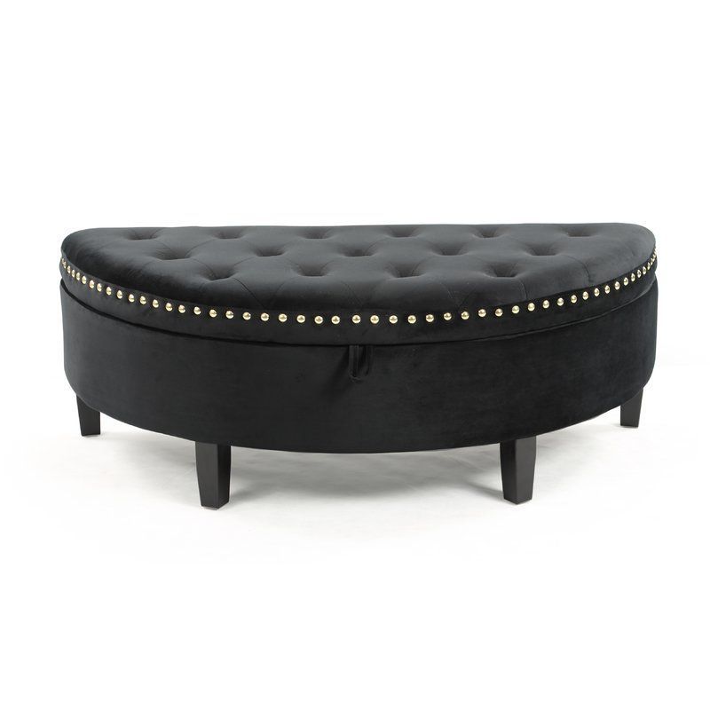 Preferred Gray Fabric Round Modern Ottomans With Rope Trim In Pin On Decor Ideas (View 4 of 10)