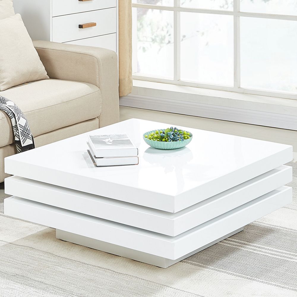 Preferred Square High Gloss Coffee Tables Regarding Hot Selling Square Coffee Table In White High Gloss – Buy Square Coffee (View 7 of 10)
