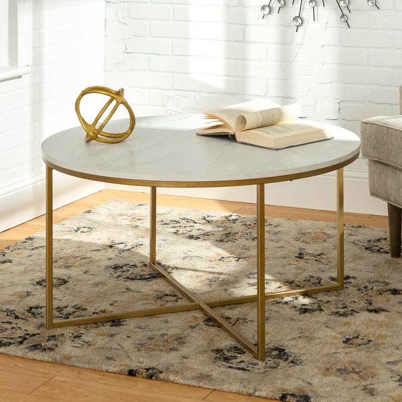 Rc Willey With Favorite White Marble And Gold Coffee Tables (View 5 of 10)