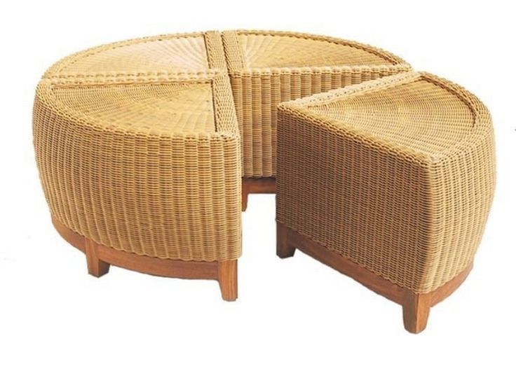 Round Seagrass Coffee Table Round Seagrass Coffee Table Ottoman For 2020 Natural Seagrass Coffee Tables (View 7 of 10)