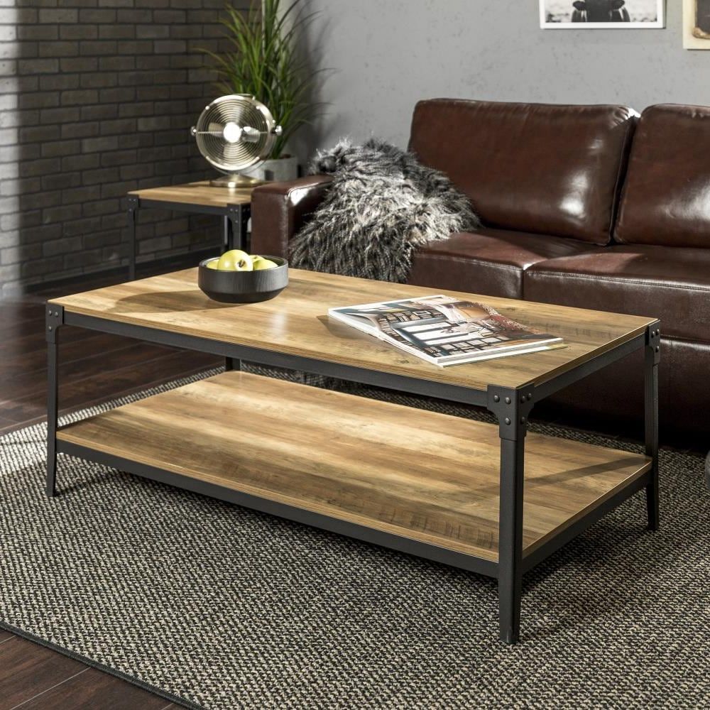Rustic Bronze Patina Coffee Tables Regarding Latest Rustic Oak Coffee Tables / Eco Reclaimed Oak Coffee Table Go Beyond (View 5 of 10)