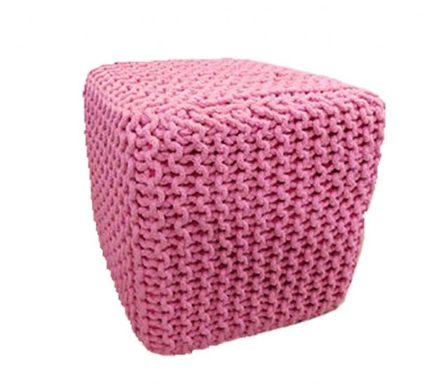 Scandinavia Knit Tan Wool Cube Pouf Ottomans Within Most Recently Released Spura Home – Area Rugs, Bath Rugs, Towels, Throws, And More (View 1 of 10)