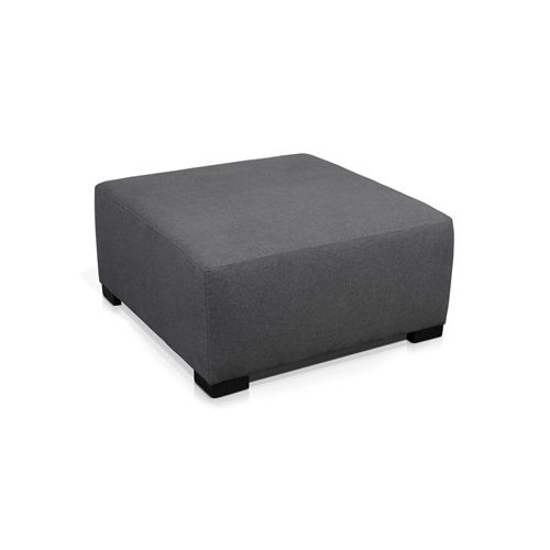 Sleeping Giant Online With Favorite Charcoal And Light Gray Cotton Pouf Ottomans (View 6 of 10)