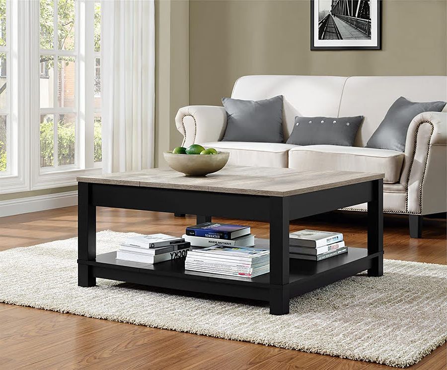 Square Coffee Tables Throughout Latest Extra Large Square Coffee Table With Storage : Large Square Walnut (View 4 of 10)