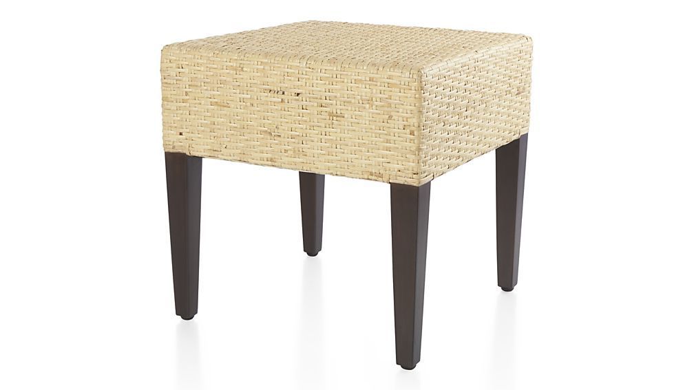 Stool, Cube Ottoman, Furnishings Throughout Well Known Natural Solid Cylinder Pouf Ottomans (View 7 of 10)