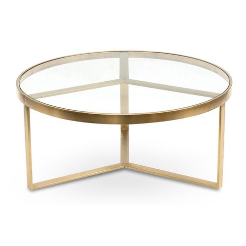 Temple & Webster Throughout Square Black And Brushed Gold Coffee Tables (View 9 of 10)