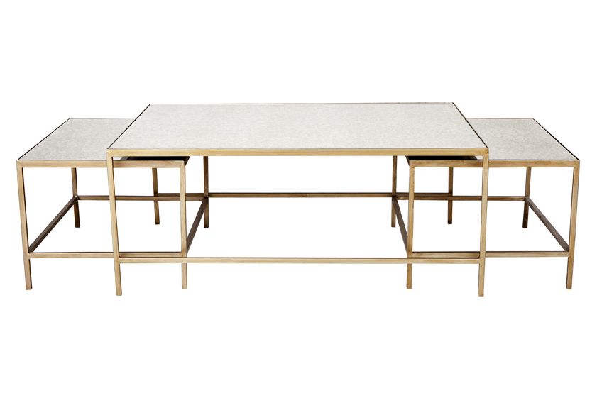 Trendy Buy Luxury Manhattan Nesting Coffee Table – Antique Gold In Nsw, Sydney With Regard To Antique Gold Nesting Coffee Tables (View 5 of 10)