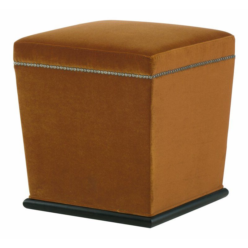 Twill Square Cube Ottomans Intended For Most Up To Date Bernhardt Remy 18" Square Cube Ottoman (View 6 of 10)