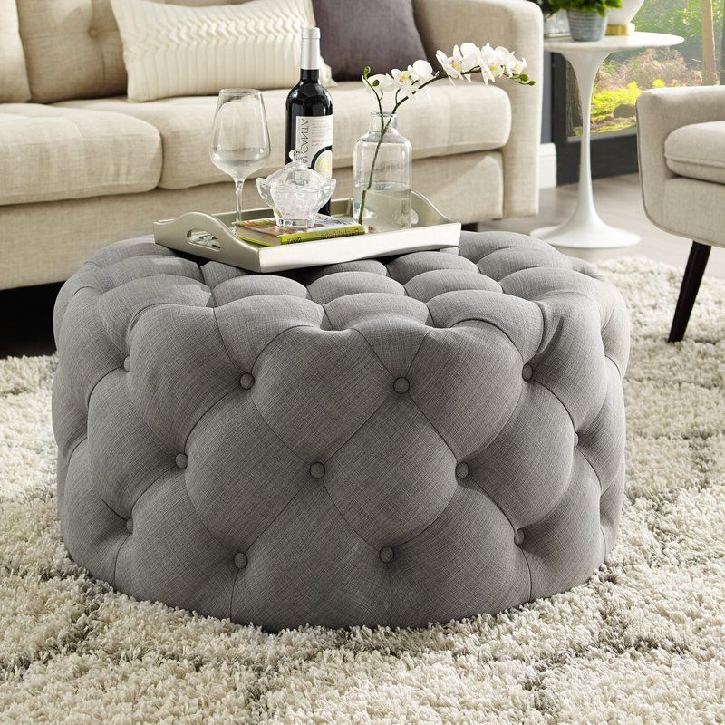 Wayfair With Regard To Tufted Fabric Cocktail Ottomans (View 9 of 10)